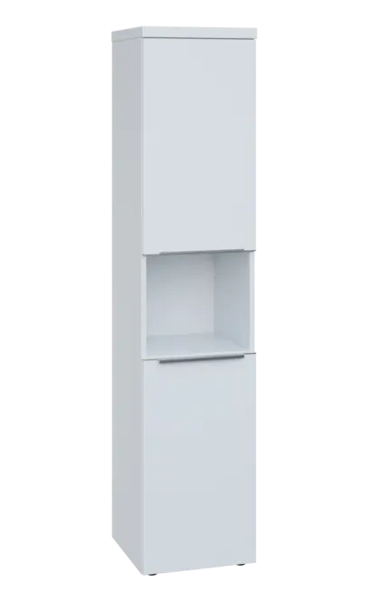 SIN 5 - 42DN kancelářská skříň, 2-dveřová/nika, pravá, 1820x400x400, bílá